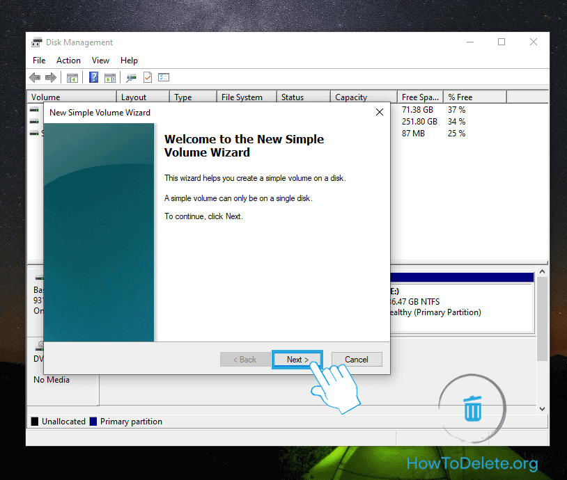 haga clic en Siguiente