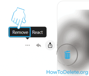 eliminar foto en messenger pc