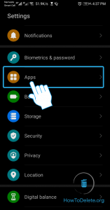 Seleccionar aplicaciones