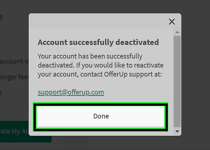 ¿Cómo eliminar tu cuenta de Offerup?