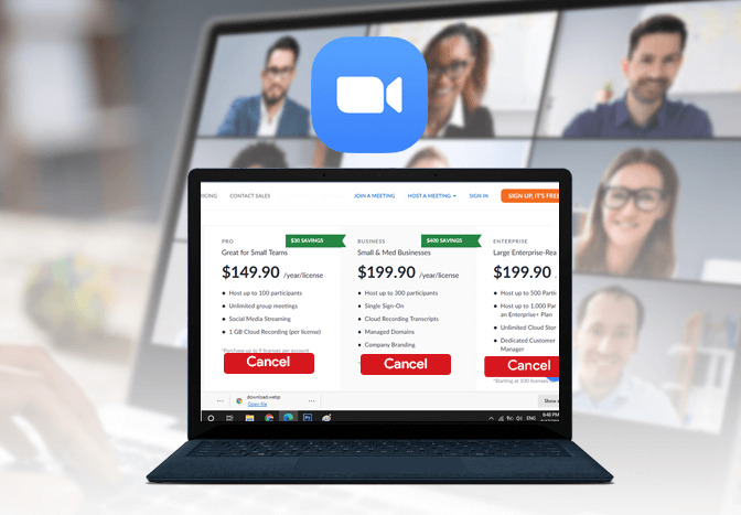 Cómo cancelar la suscripción de Zoom