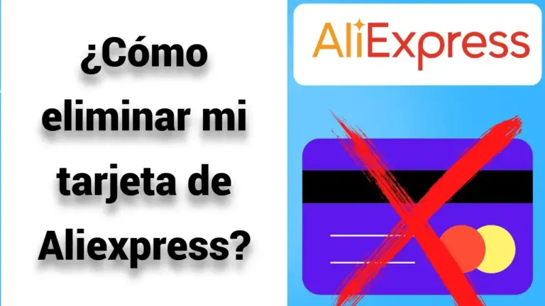 ¿Cómo eliminar mi tarjeta de Aliexpress?