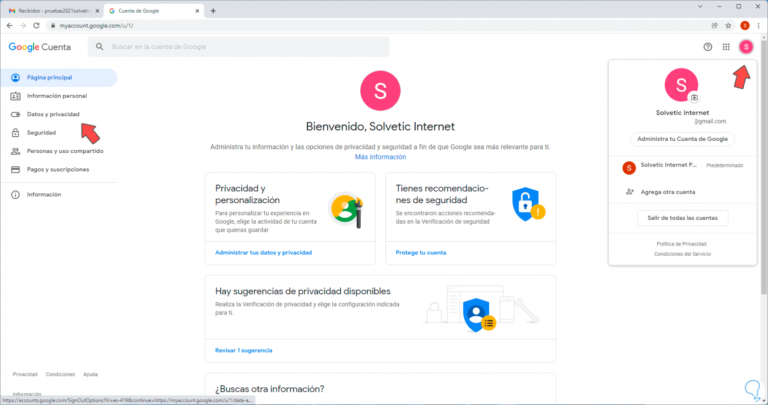 Cómo eliminar tu cuenta de Gmail