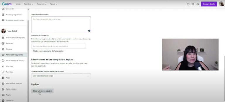 Cómo eliminar una cuenta Canva