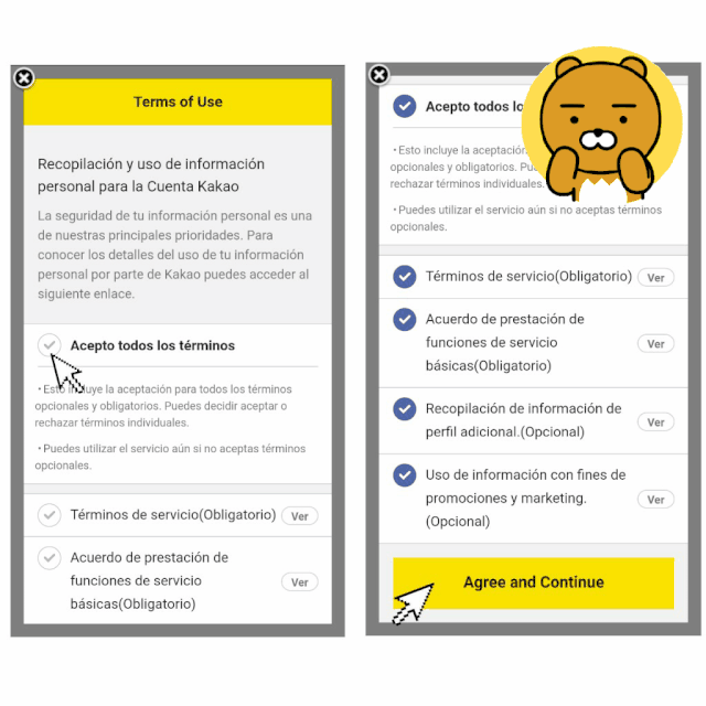 Cómo eliminar una cuenta de Kakaotalk