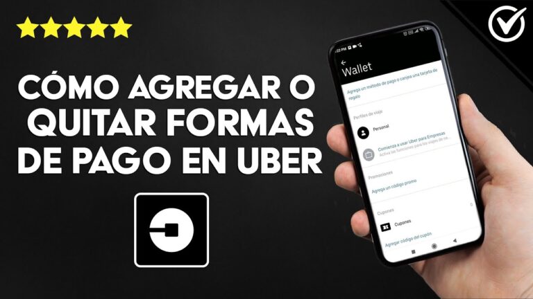 Cómo quitar tarjeta de crédito o débito en Uber